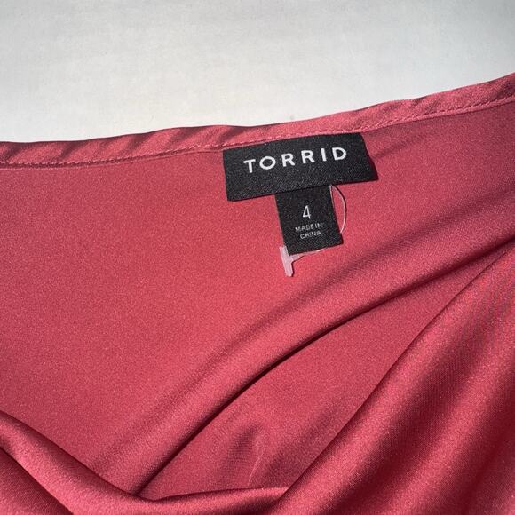 Torrid Womens 4 Top Romantic Feminine Dainty Cocktail Formal Party Casual Glam - Picture 6 of 9